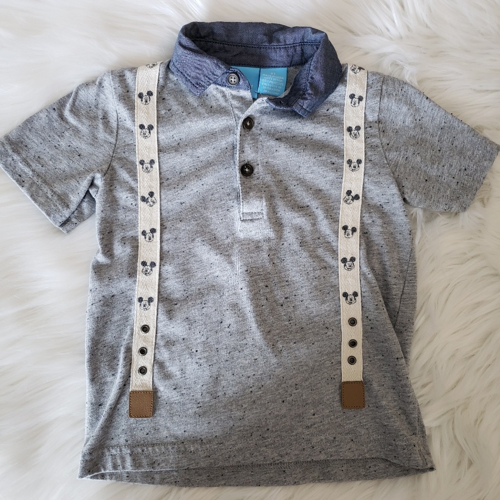 Boys Disney Mickey Polo Shirt 3T